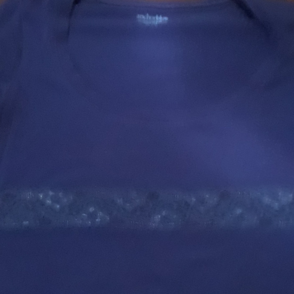 Anchor blue lace shirt